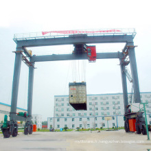 GRUE DE PORTAIL, GRUE À GANTRY DE RÉCIPIENT DE PNEU DE CAOUTCHOUC, GRUE DE RÉCIPIENT DE RTG